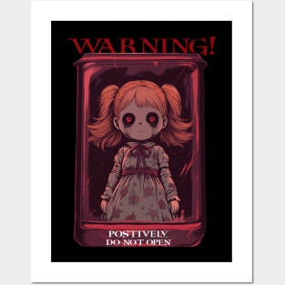 Haunted Doll - Do Not Open! Posters and Art